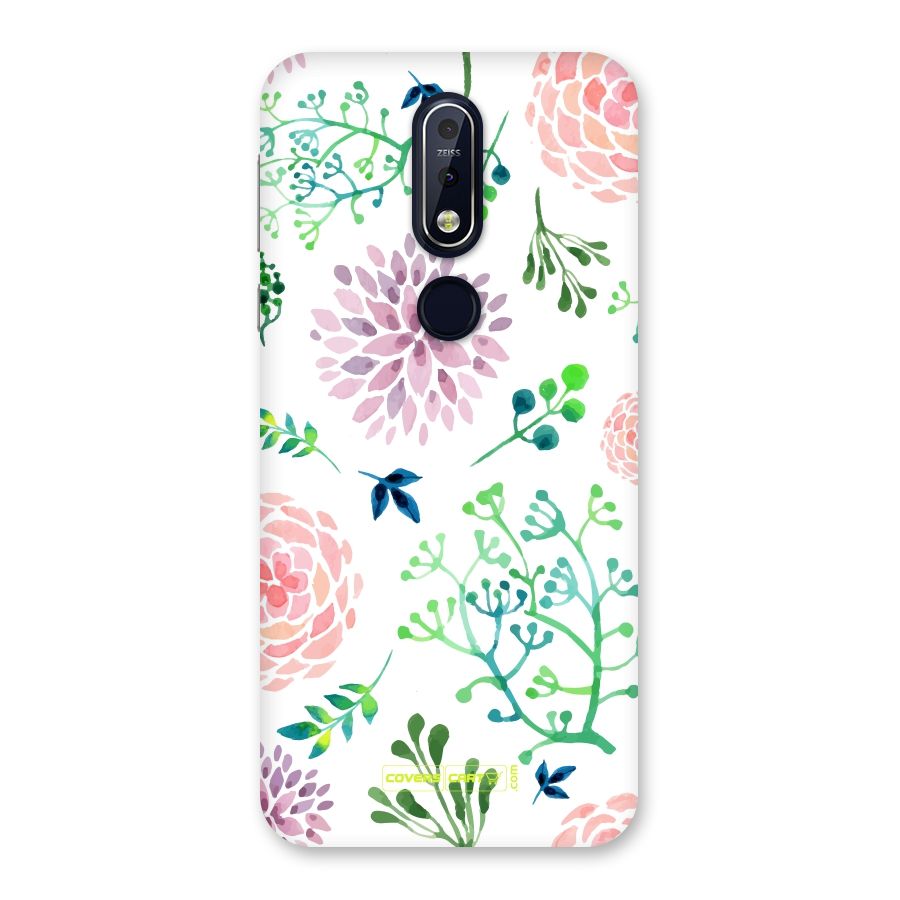 Fresh Floral Back Case for Nokia 7.1
