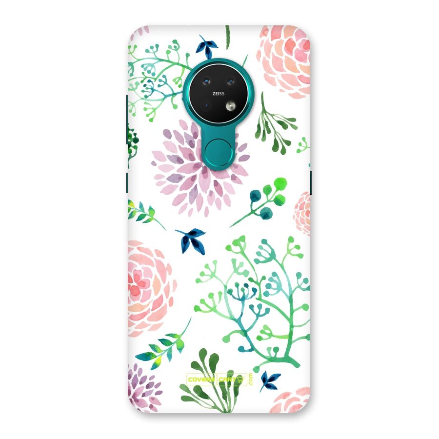 Fresh Floral Back Case for Nokia 7.2