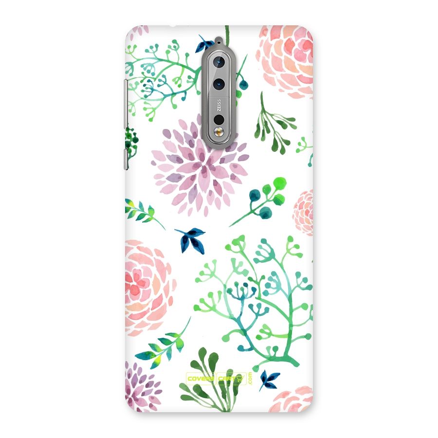 Fresh Floral Back Case for Nokia 8