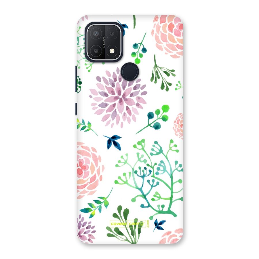 Fresh Floral Back Case for Oppo A15s