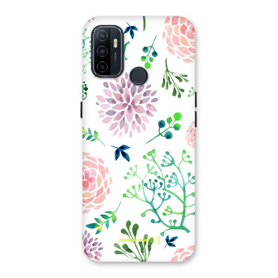 Fresh Floral Back Case for Oppo A32