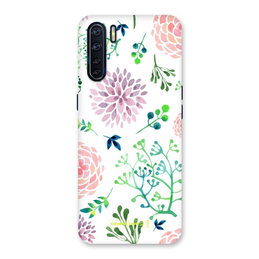 Fresh Floral Back Case for Oppo F15