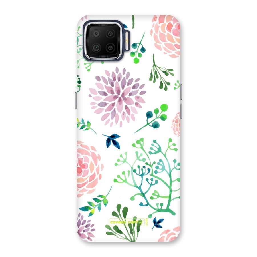 Fresh Floral Back Case for Oppo F17