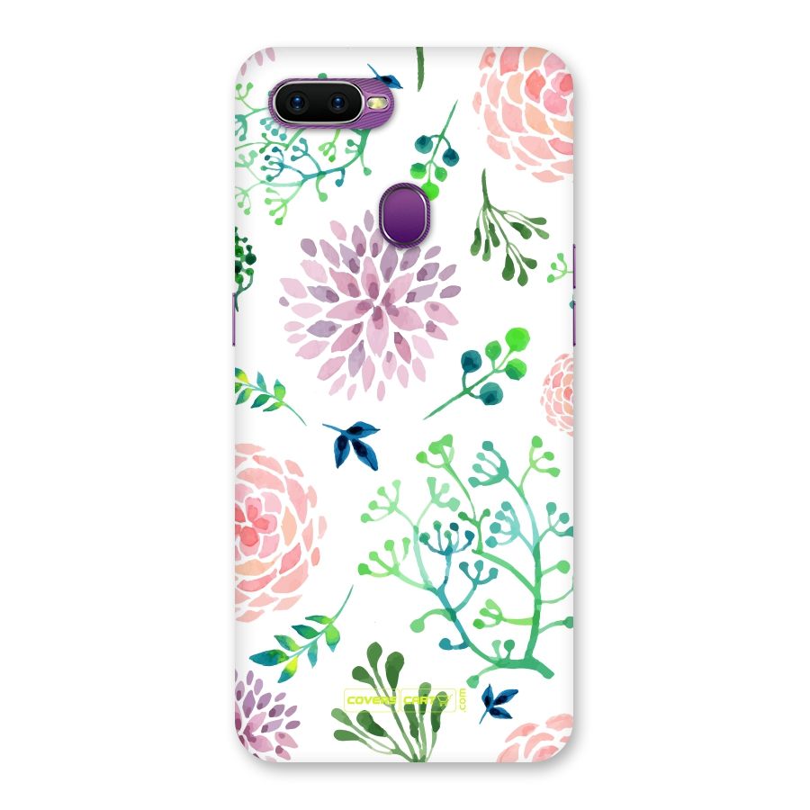 Fresh Floral Back Case for Oppo F9