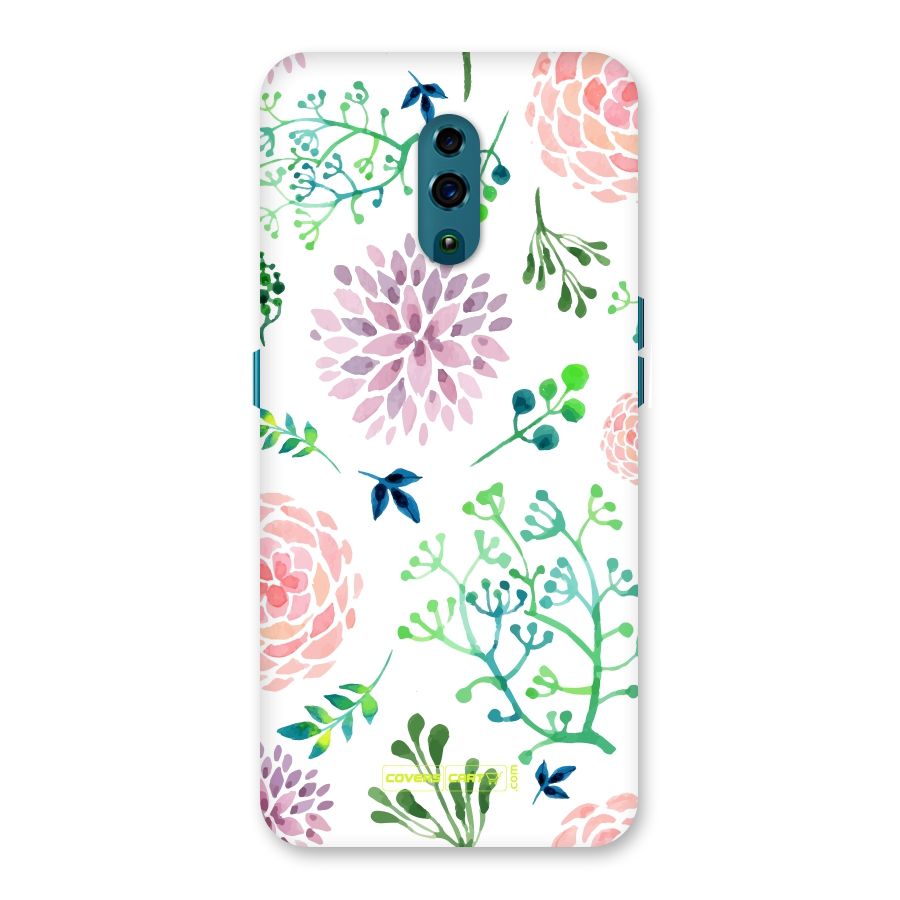Fresh Floral Back Case for Oppo Reno