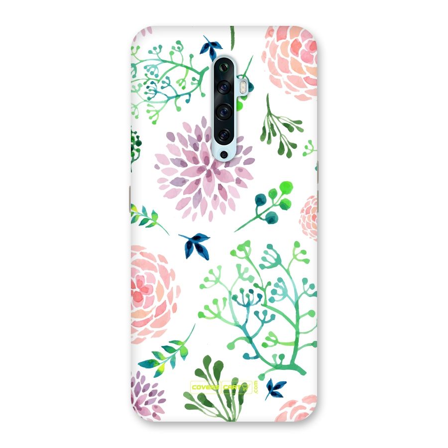 Fresh Floral Back Case for Oppo Reno2 F