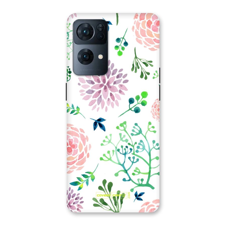 Fresh Floral Back Case for Oppo Reno7 Pro 5G