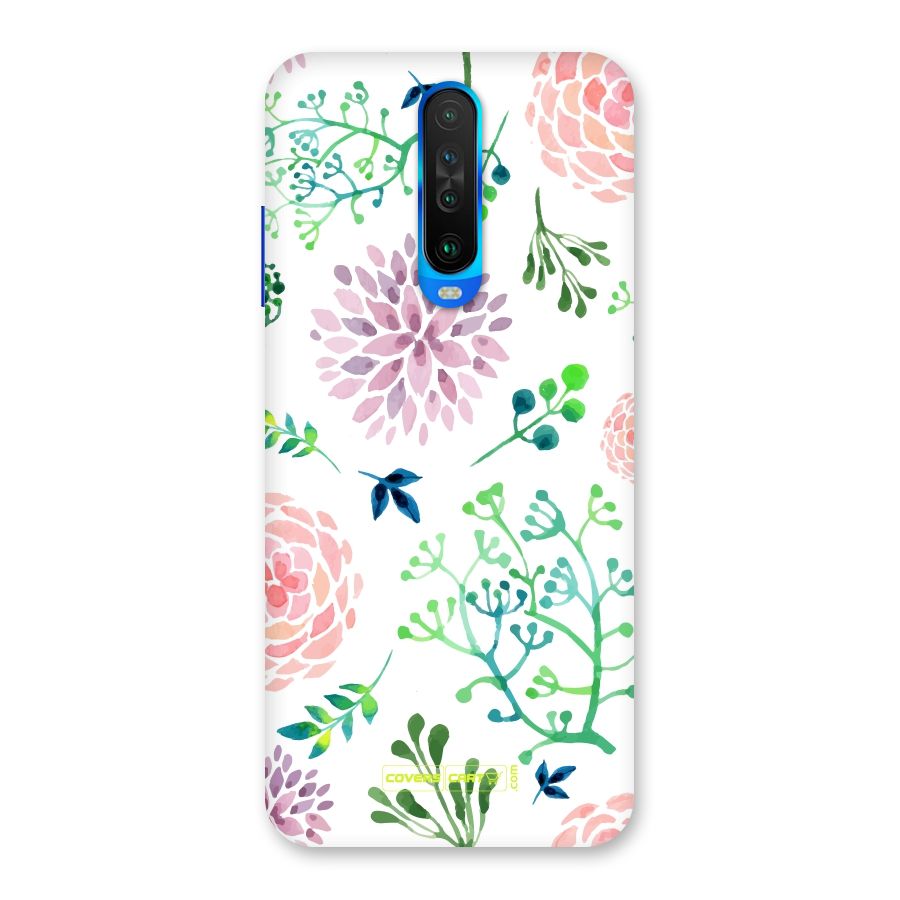 Fresh Floral Back Case for Poco X2