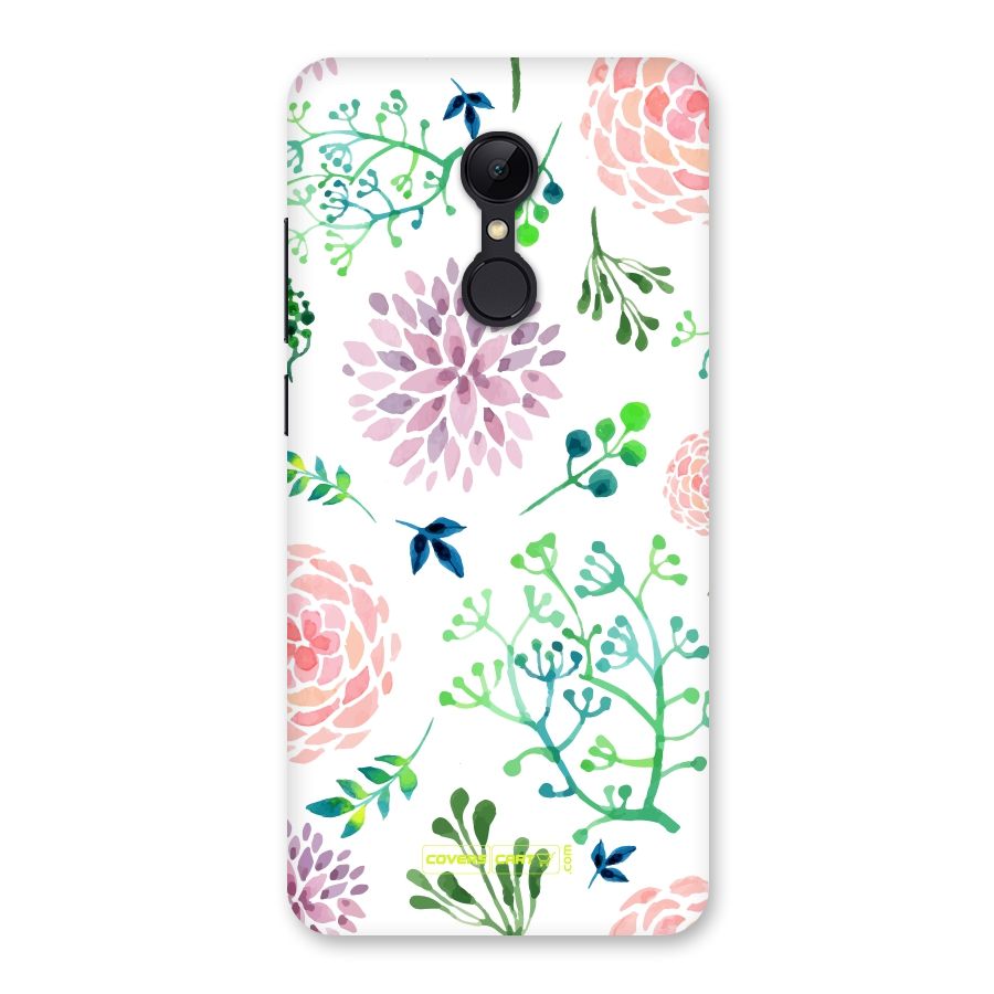 Fresh Floral Back Case for Redmi 5