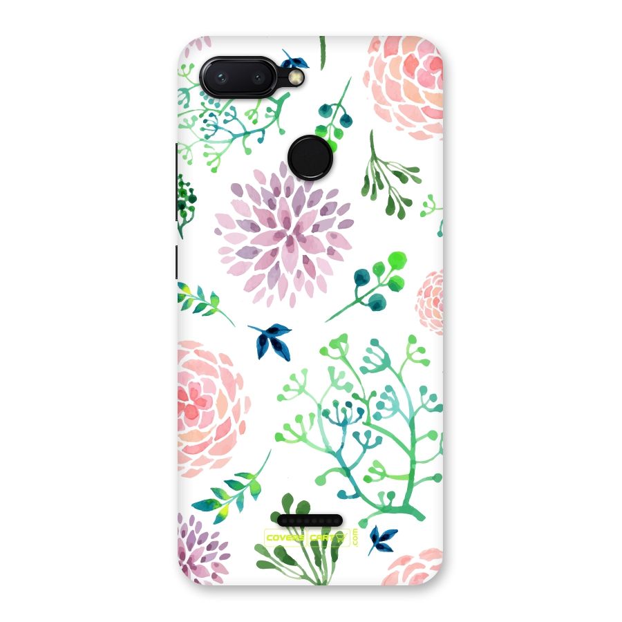 Fresh Floral Back Case for Redmi 6