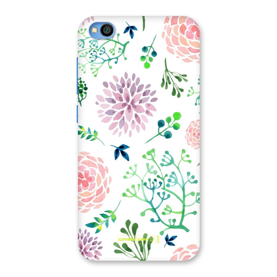 Fresh Floral Back Case for Redmi Go