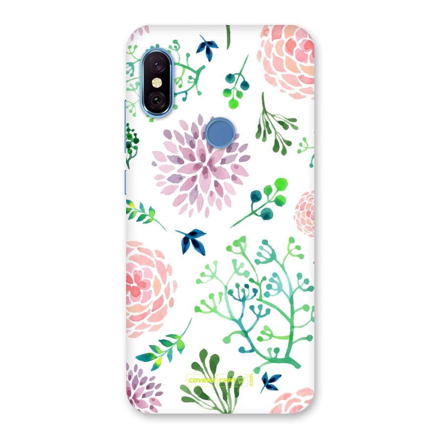 Fresh Floral Back Case for Redmi Note 6 Pro