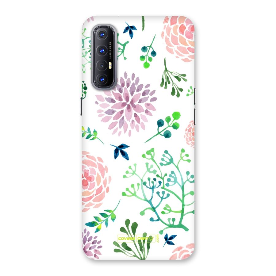 Fresh Floral Back Case for Reno3 Pro