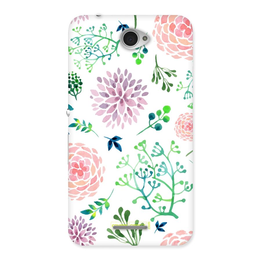 Fresh Floral Back Case for Sony Xperia E4