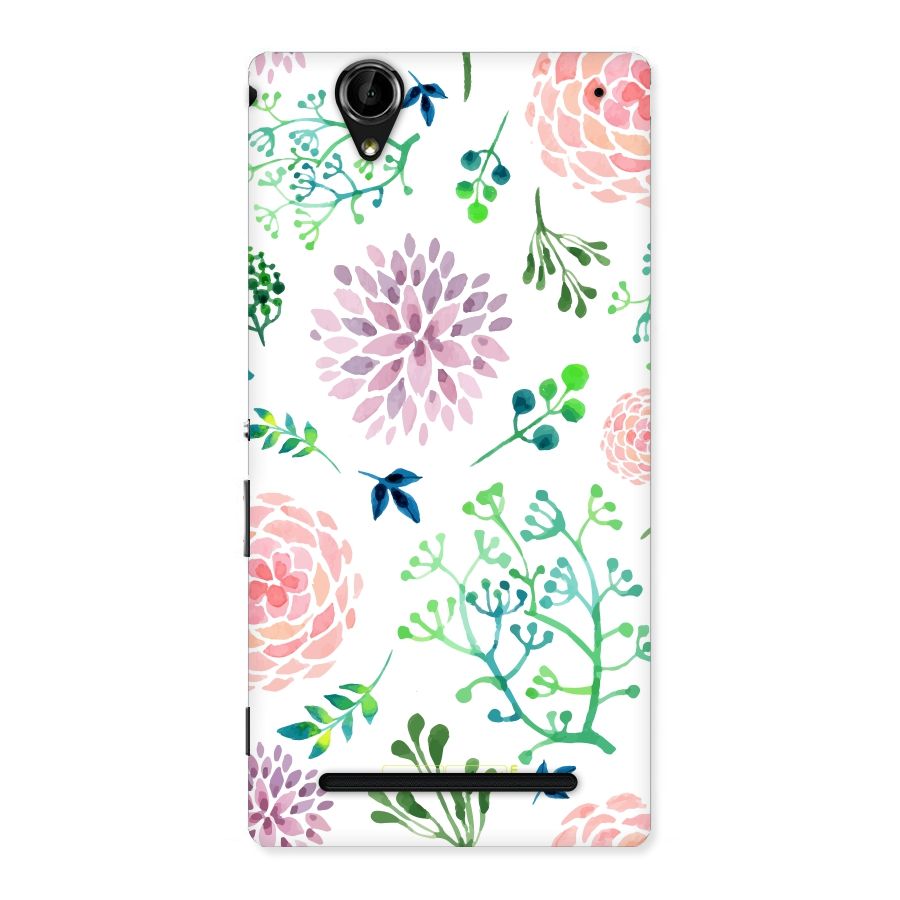 Fresh Floral Back Case for Sony Xperia T2