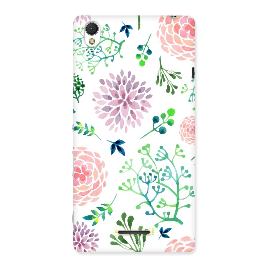 Fresh Floral Back Case for Sony Xperia T3