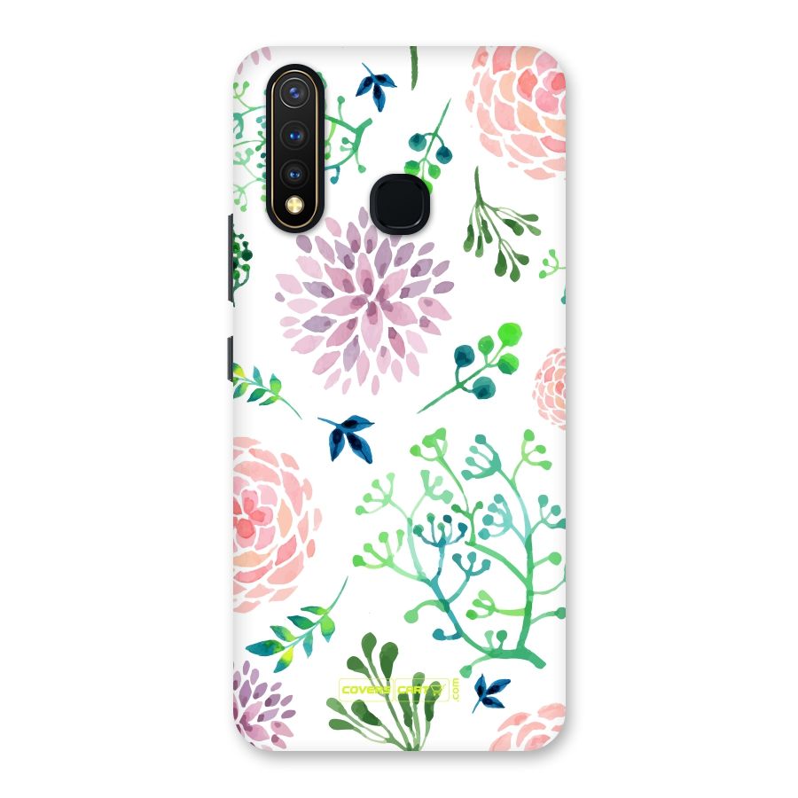 Fresh Floral Back Case for Vivo U20
