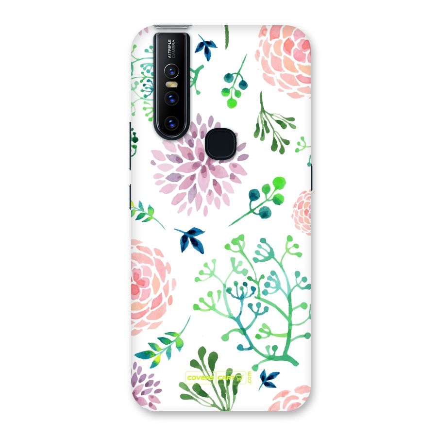 Fresh Floral Back Case for Vivo V15