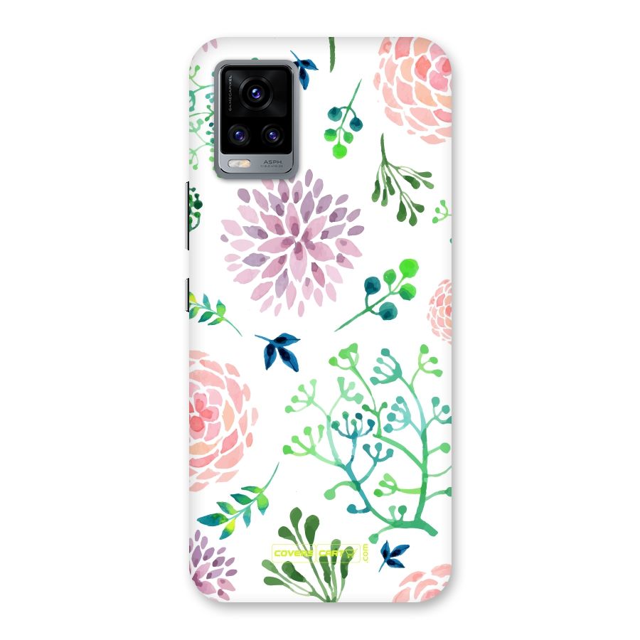 Fresh Floral Back Case for Vivo V20