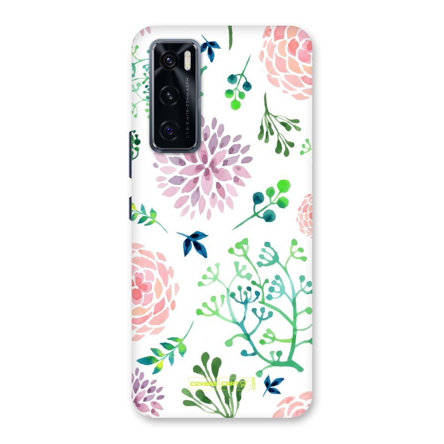 Fresh Floral Back Case for Vivo V20 SE