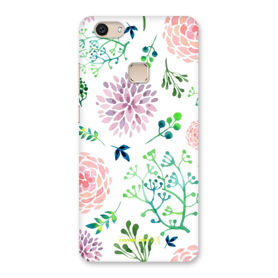 Fresh Floral Back Case for Vivo V7