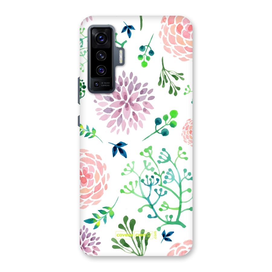 Fresh Floral Back Case for Vivo X50