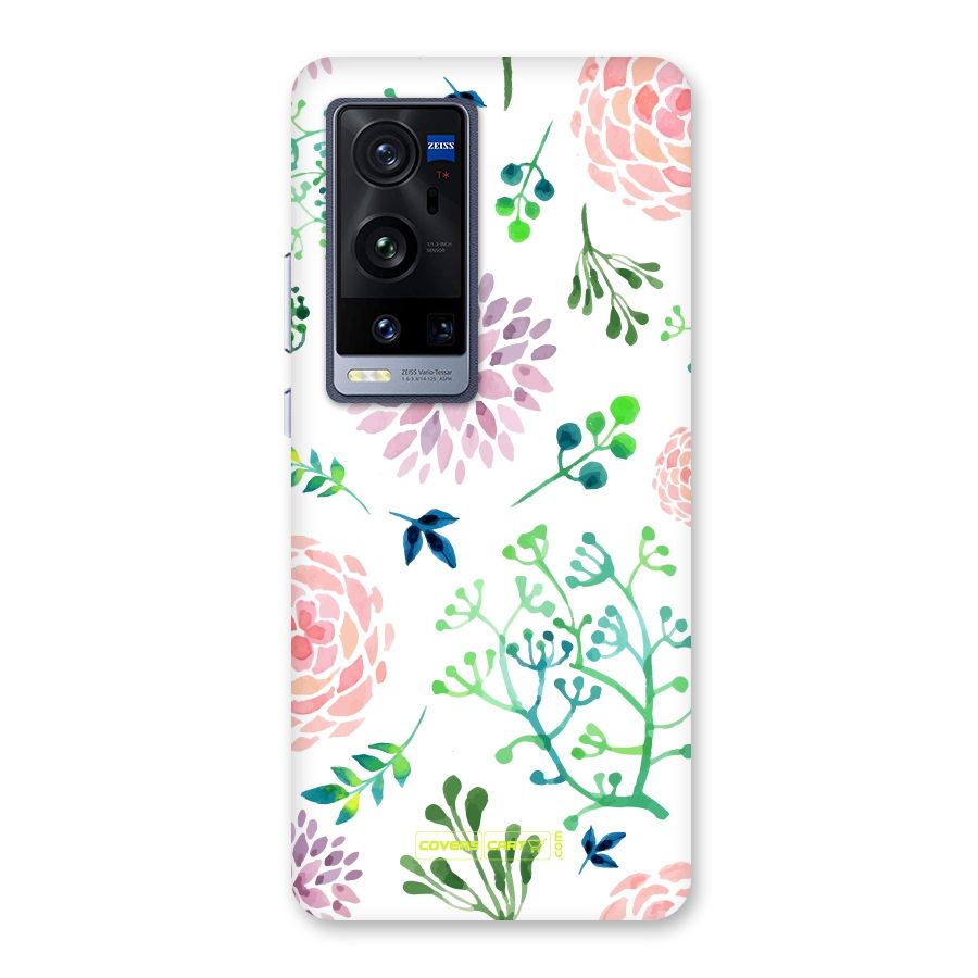 Fresh Floral Back Case for Vivo X60 Pro Plus