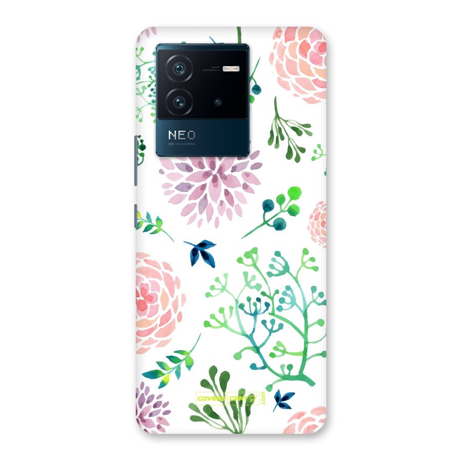 Fresh Floral Back Case for Vivo iQOO Neo 6 5G