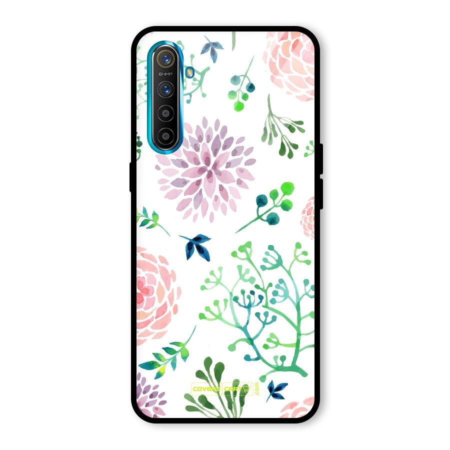 Fresh Floral Glass Back Case for Realme X2
