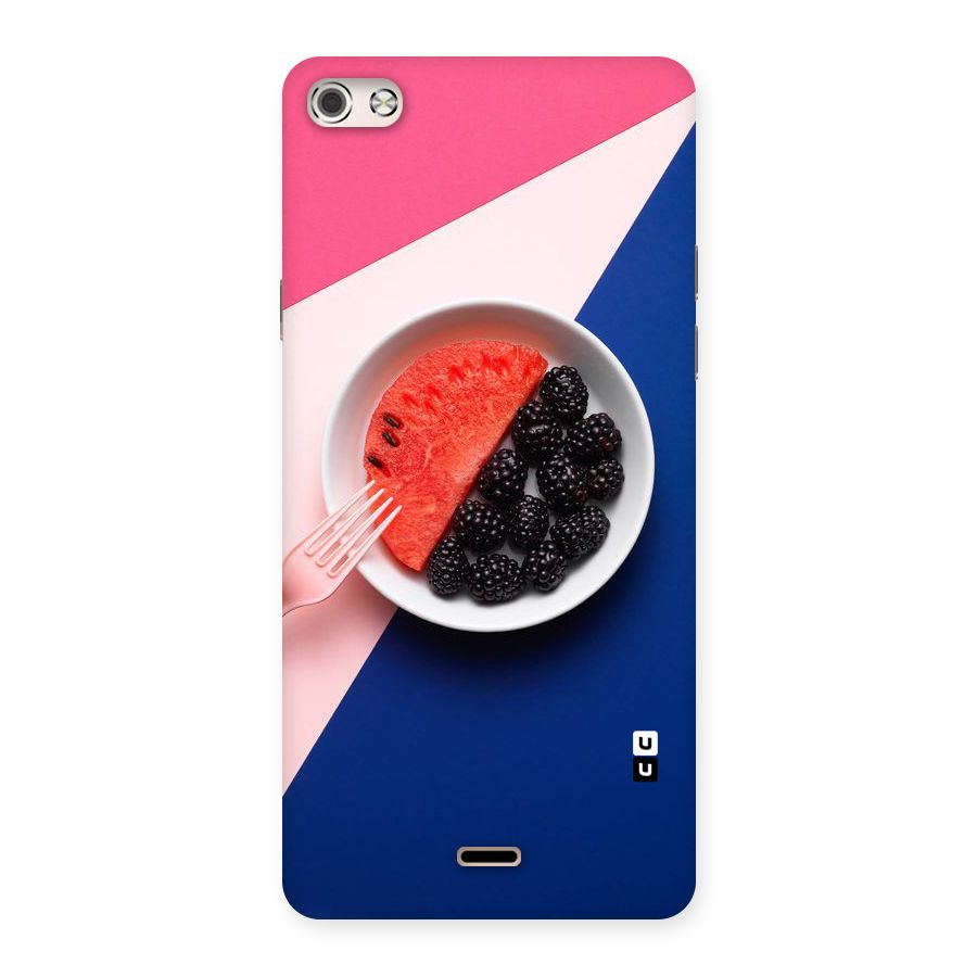 Fresh Fruit Season Back Case for Micromax Canvas Silver 5