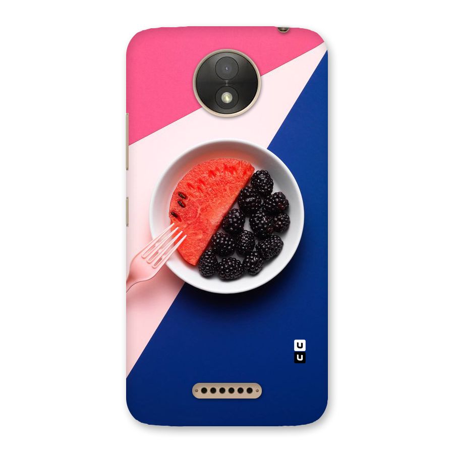 Fresh Fruit Season Back Case for Moto C Plus