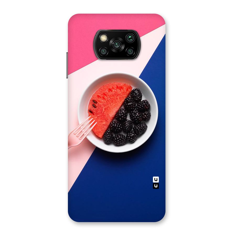 Fresh Fruit Season Back Case for Poco X3
