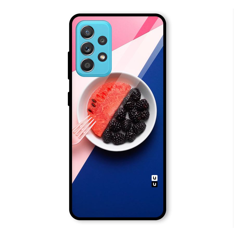 Fresh Fruit Season Glass Back Case for Galaxy A52s 5G