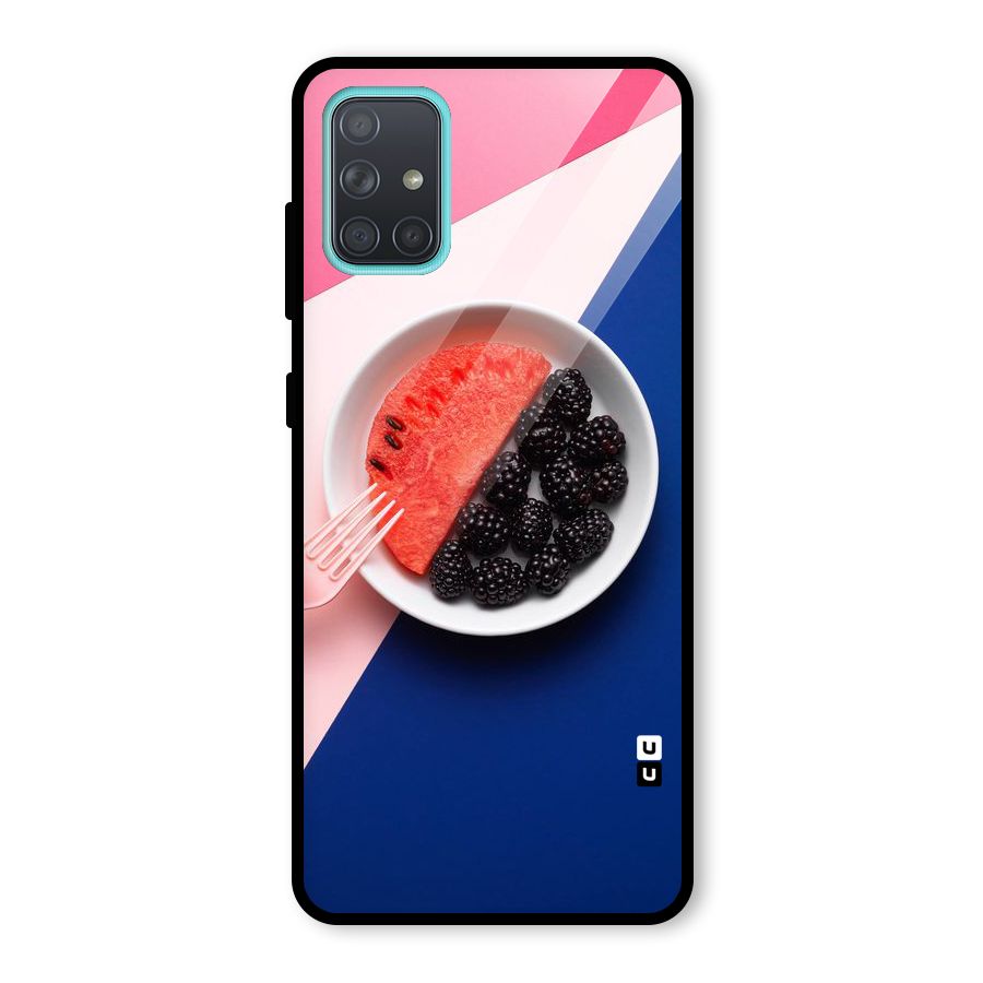 Fresh Fruit Season Glass Back Case for Galaxy A71