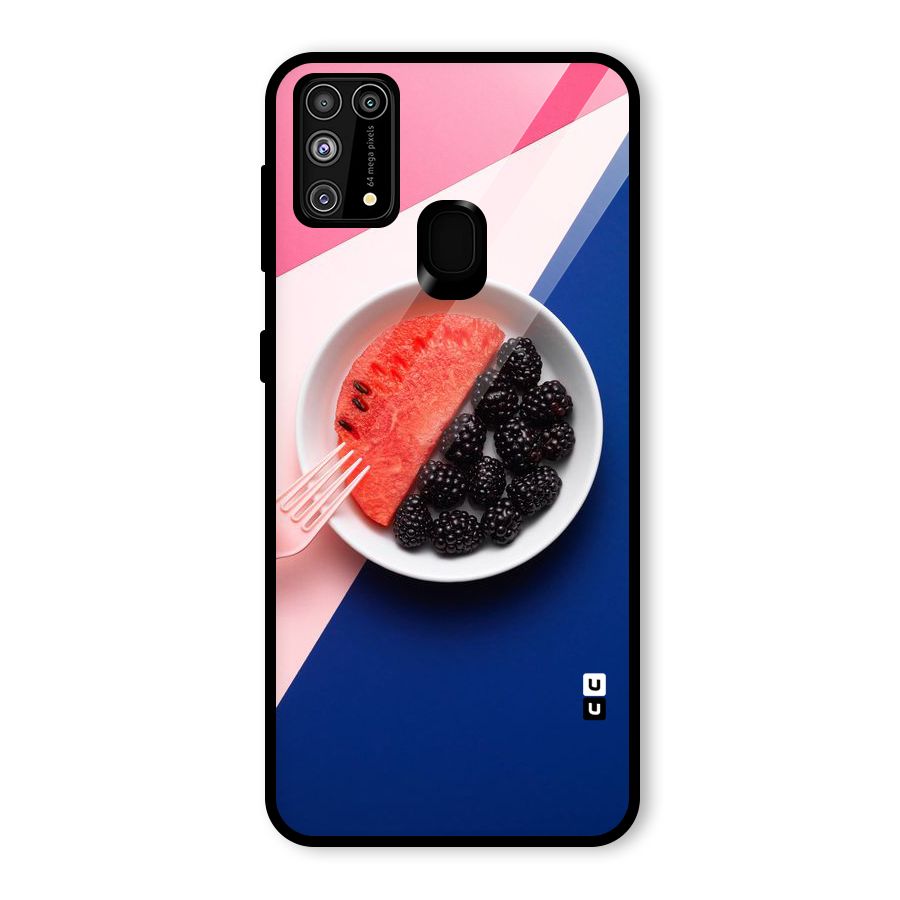 Fresh Fruit Season Glass Back Case for Galaxy F41