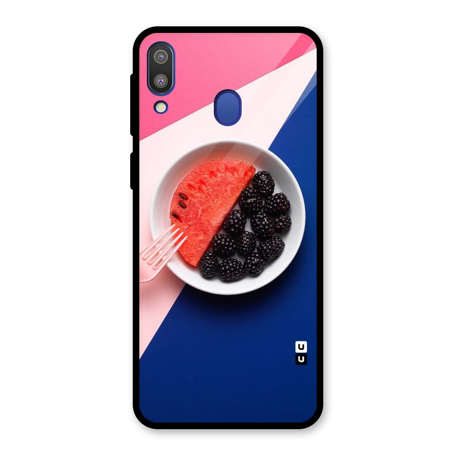 Fresh Fruit Season Glass Back Case for Galaxy M20