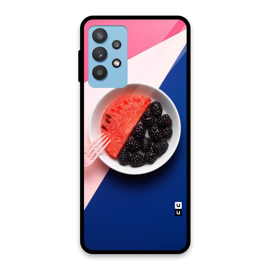 Fresh Fruit Season Glass Back Case for Galaxy M32 5G