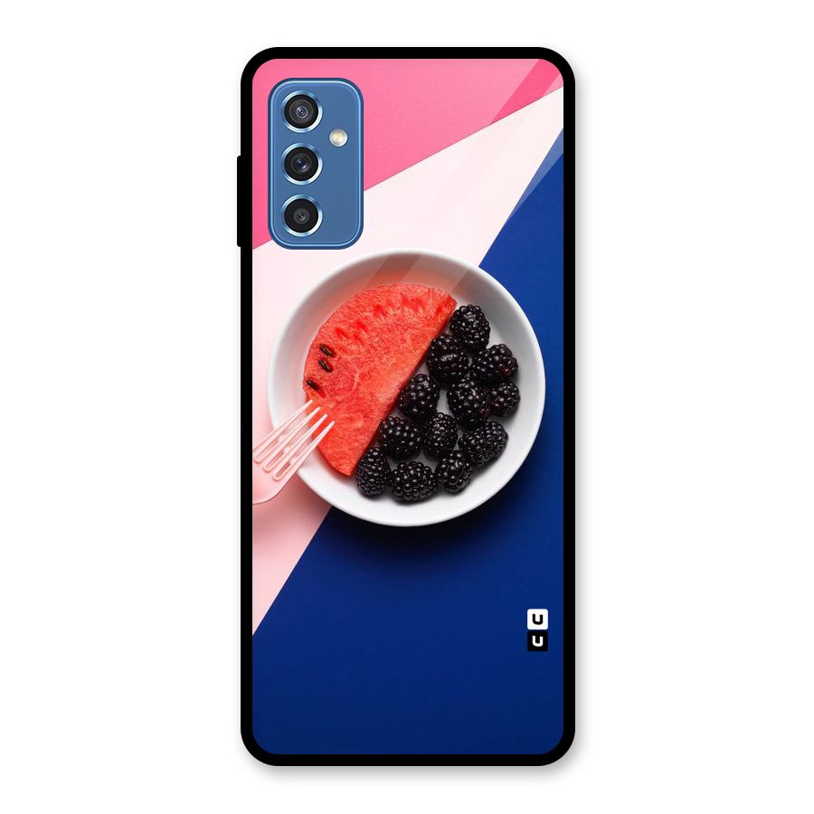 Fresh Fruit Season Glass Back Case for Galaxy M52 5G