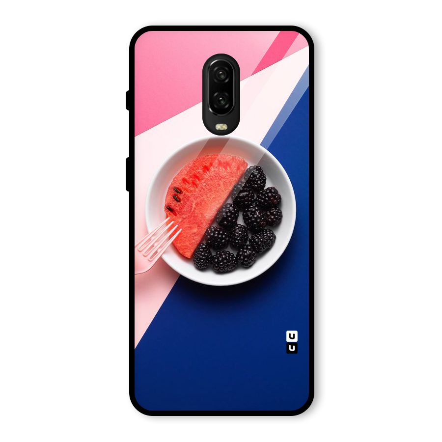 Fresh Fruit Season Glass Back Case for OnePlus 6T