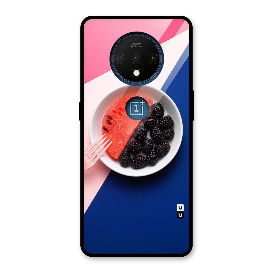 Fresh Fruit Season Glass Back Case for OnePlus 7T