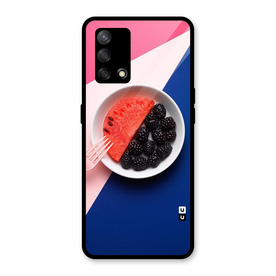 Fresh Fruit Season Glass Back Case for Oppo F19