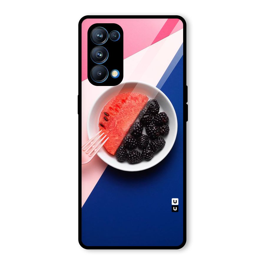 Fresh Fruit Season Glass Back Case for Oppo Reno5 Pro 5G
