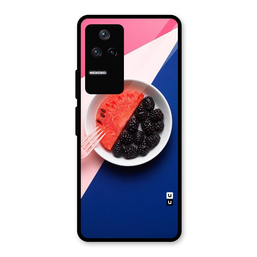 Fresh Fruit Season Glass Back Case for Poco F4 5G