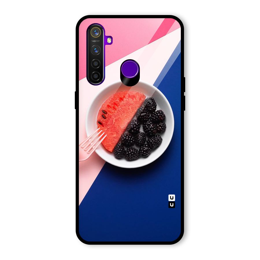 Fresh Fruit Season Glass Back Case for Realme 5 Pro