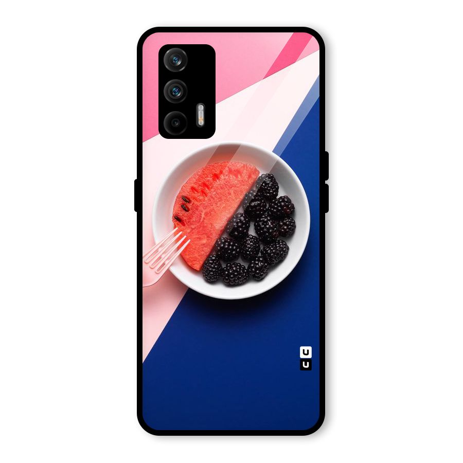 Fresh Fruit Season Glass Back Case for Realme GT 5G