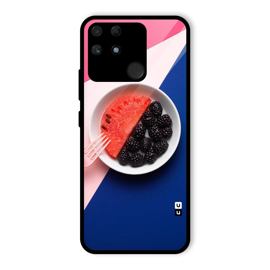 Fresh Fruit Season Glass Back Case for Realme Narzo 50A