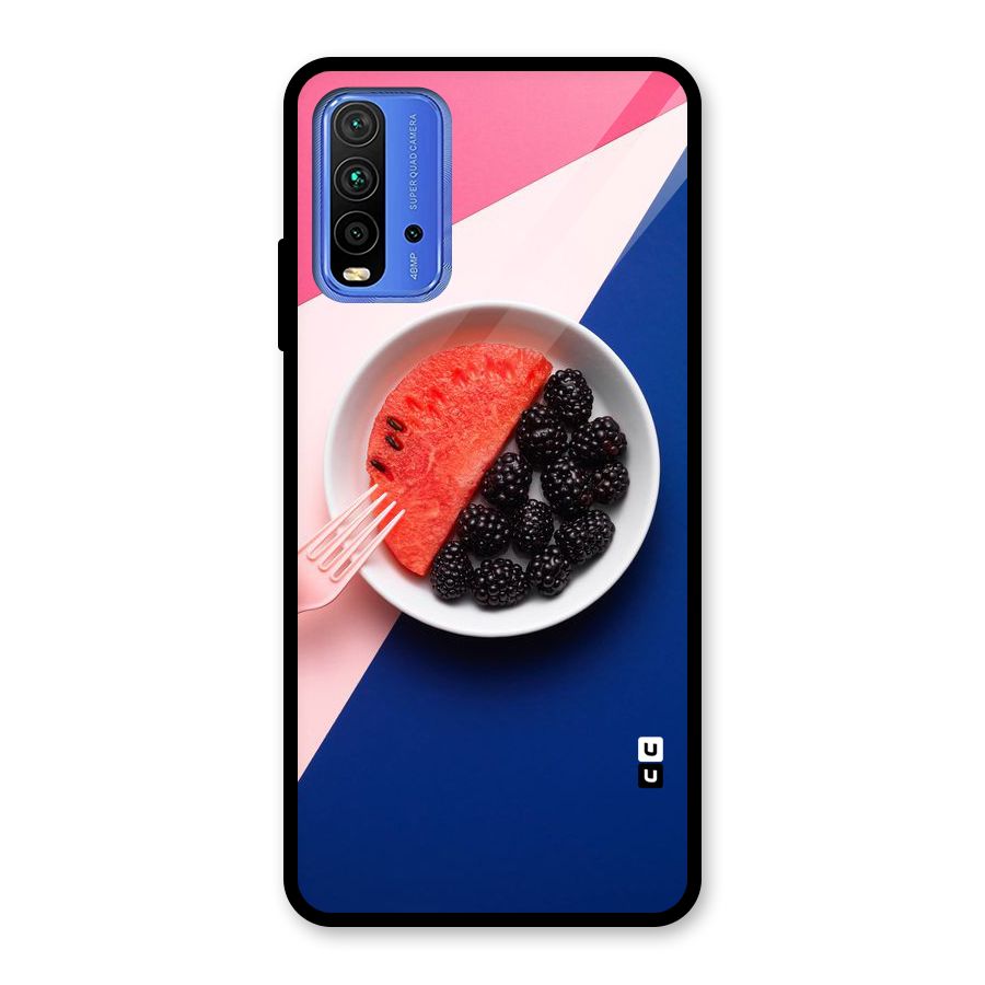 Fresh Fruit Season Glass Back Case for Redmi 9 Power