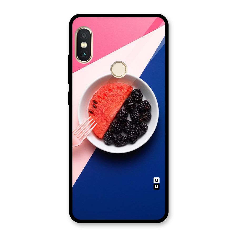 Fresh Fruit Season Glass Back Case for Redmi Note 5 Pro