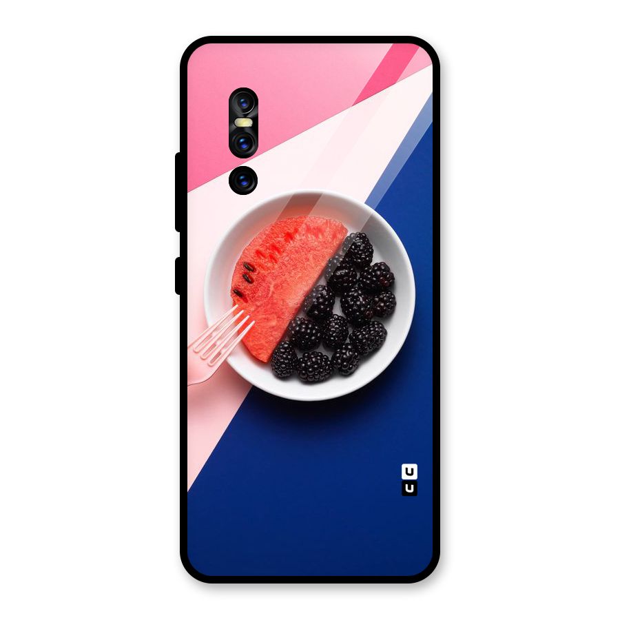 Fresh Fruit Season Glass Back Case for Vivo V15 Pro
