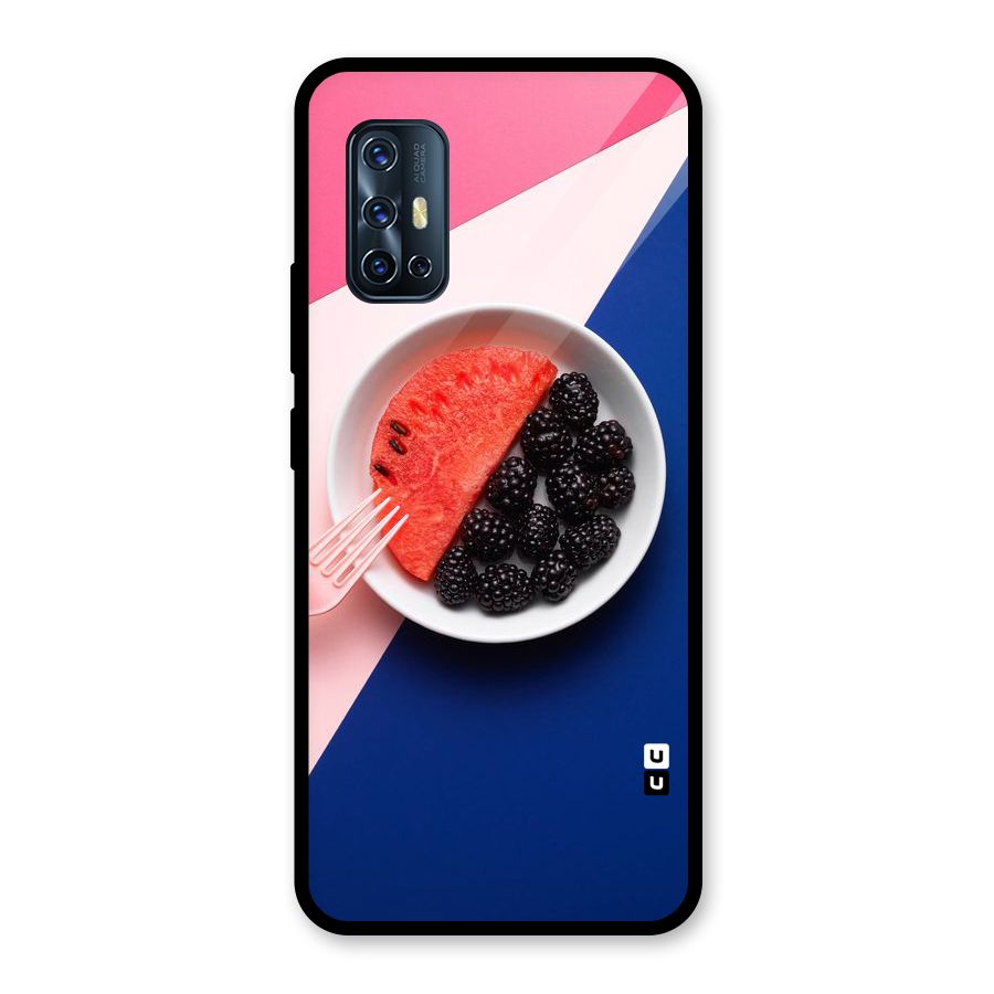 Fresh Fruit Season Glass Back Case for Vivo V17